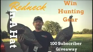 100 Subscriber Giveaway, Win some cool hunting gear! Entry ends 7/31/17