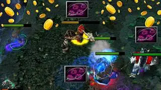 DOTA BOUNTY HUNTER: I GAVE MY TEAM UNLIMITED GOLD! (TRACK = FREE MONEY)