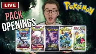 HUNTING FOR CHARIZARD! Chill Stream Opening Cosmic Eclipse, Hidden Fates and More!