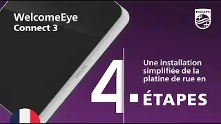 4 &eacute;tapes simples pour installer l'&eacute;cran du #visiophone #philips  Connect 3