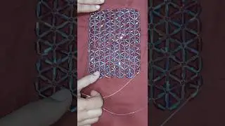 How to make a crystal bag at home 🏠|crystal beaded bag tutorial 😍|diy pearl bag