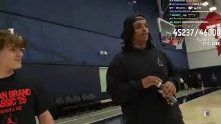 Duke Dennis 1v1's a future WNBA player at the Jordan Brand Classic event