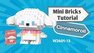 HOW TO BUILD CINNAMOROLL LEGO BRICKS | W2601-13
