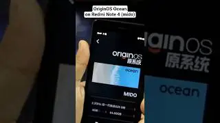 Install OriginOS Ocean on Redmi Note 4! #redminote4 #originos #android #customrom #trendingshorts