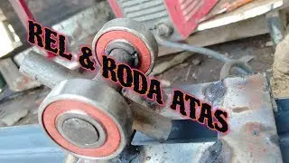 REL DAN RODA ATAS PINTU LIPAT