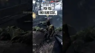 I found a BLIND SCOUT in Battlefield 1...