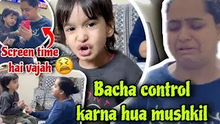 Maa hone ka struggle&hellip; jab bacha nahi maanta 😔 | Full Day Baby Routine | Priya vlogs | Reality