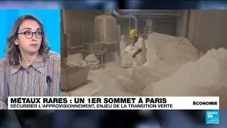 M&eacute;taux critiques : un premier sommet pour s&eacute;curiser l'approvisionnement &bull; FRANCE 24