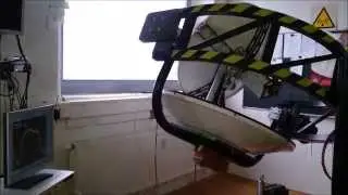 Our VSAT maritime antenna DSi9 Ku tested by using our 3-axis motion simulator
