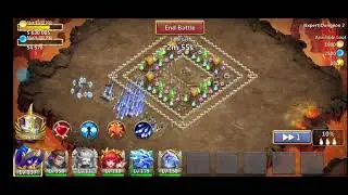 Power of Cold heir solo | castle clash | stark castle