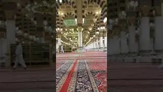 أذان الفجر الأول بلمسات حضراوية للمؤذن مهدي بري من داخل المسجد النبوي الأربعاء 10 ذو القعدة 1438