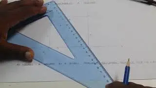 Square Inscribe in an Equilateral Triangle