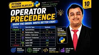 Python Video 10 Operators Precedence