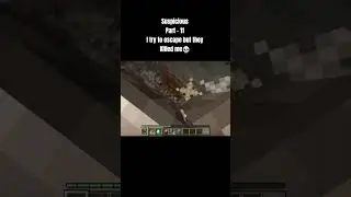 Подозрительная часть-11 Я пытаюсь сбежать, но меня убивают💀#minecraft #minecraftmemes #video #vir...