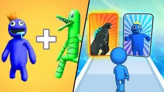 Merge Rainbow 3D Run | Monster Draft / All level Gameplay: Android,iOS