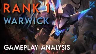 Rank 1 Warwick Gameplay Analysis - Think like a Challenger Jungler (ParnellyX)