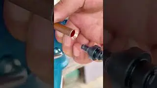 Special drill bit for copper tube expansion