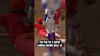 Great (and lucky) softball play for game ending out!