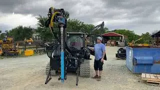SS2000 Skid Steer Drill Attachment with Front Rotation -Demo | WORD Rock Drills