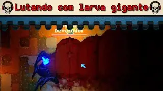 Luta extremamente dif&iacute;cil contra o 2&ordm; Boss, Ghorm, o Devorador - Core Keeeper - Ep10