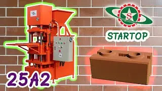 Model:25A2 Fully automatic system/Startop Interlocking Brick Company/Interlocking brick machine
