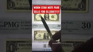 💵💵HOLD ON TO THESE! Collector Coughs Up $5,500 For Circulated Star Note $1 Bills! #shorts