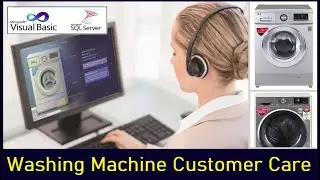 Cust Care for Washing Machine company vb.net project with SQL server database | VB194 #highblix