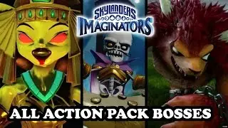 Skylanders Imaginators - All Racing Bosses (Land, Sky & Sea) (Boss Pursuit) (Racing Mode) GAMEPLAY