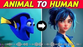 Disney Animals as Human + Guess the Disney Animal Talking