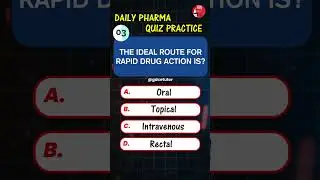Pharma MCQs✅📢Daily Pharma Quiz | Pharmaceutics MCQ Questions | D.Pharma Questions #dpharma #gdc
