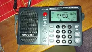 QODOSEN DX 286 with SONY AN LP1 amplified loop shortwave radio romania international