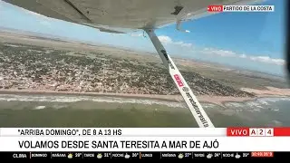 ✈️ A24 vuela desde Santa Teresita hasta Mar de Ajó