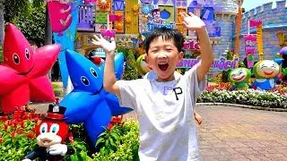 детский парк аттракционов игровая площадка для детей Theme Park for Kids Trip