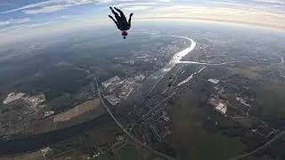 вечерний FreeFly в Коломне #freefly #skydive #fan #freeflying #skydiving #headdown