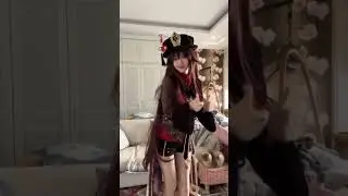 Cosplay hu tao  -  genshin impact  |  @呆毛魔王蔓蔓