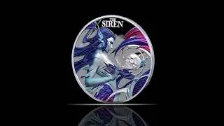 The Siren 2023 $5 2oz Silver Proof Coin | Downies Collectables