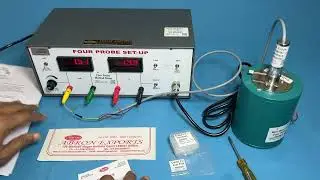 Study E Of Resitivity GE Crystal Holder By Four Probe Method Digital Supply Mini Oven Working Abron