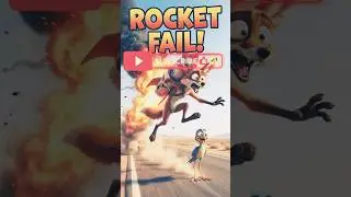 &ldquo;Speedy vs Rusty &mdash; Rocket Ride FAIL! | Road Runner Style | 8K AI Cartoon Chase&rdquo;