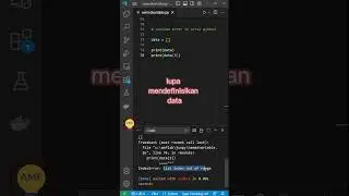 Kesalahan Variable Array Menjadi List Index Out of Range