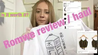 Romwe review/ haul 2018
