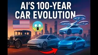 &ldquo;AI&rsquo;s 100-Year Car Evolution: From Classic Engines to Flying Cars 🚗🤖&rdquo;