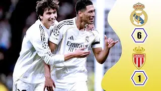 Real Madrid crushes Monaco 6-1 | Champions League Match