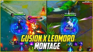 GUSION X LEOMORD MONTAGE | DAMAGE AND SPEED HACK | Mobile Legends