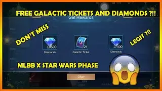LEGIT🔥 ?!!/FREE GALACTIC TICKETS AND DIAMONDS🔥 IN  MOBILE LEGEND BANG BANG/DON'T MISS.