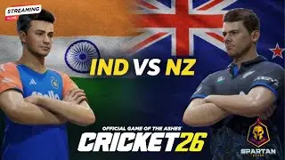 India vs New Zealand LIVE 🔴 | Cricket 26
