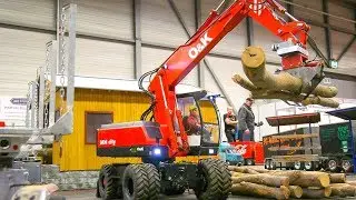 BIG SCALE RC TRUCKS, RC MODEL KRAN, RC TRACTORS IN DETAIL AND MOTION!! REMOTE CONTROL