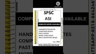 SPSC ASI test preparation| spsc ASI past papers| SPSC ASI mcqs