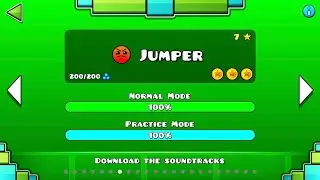 Jumper - Geometry Dash - 3 coins