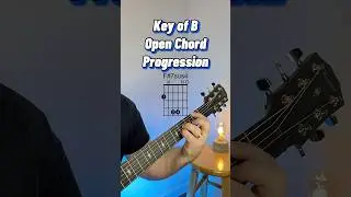 Try these open key of B chords!