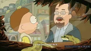 Any snake over 50 bucks yearns for the beyond - Rick and Morty